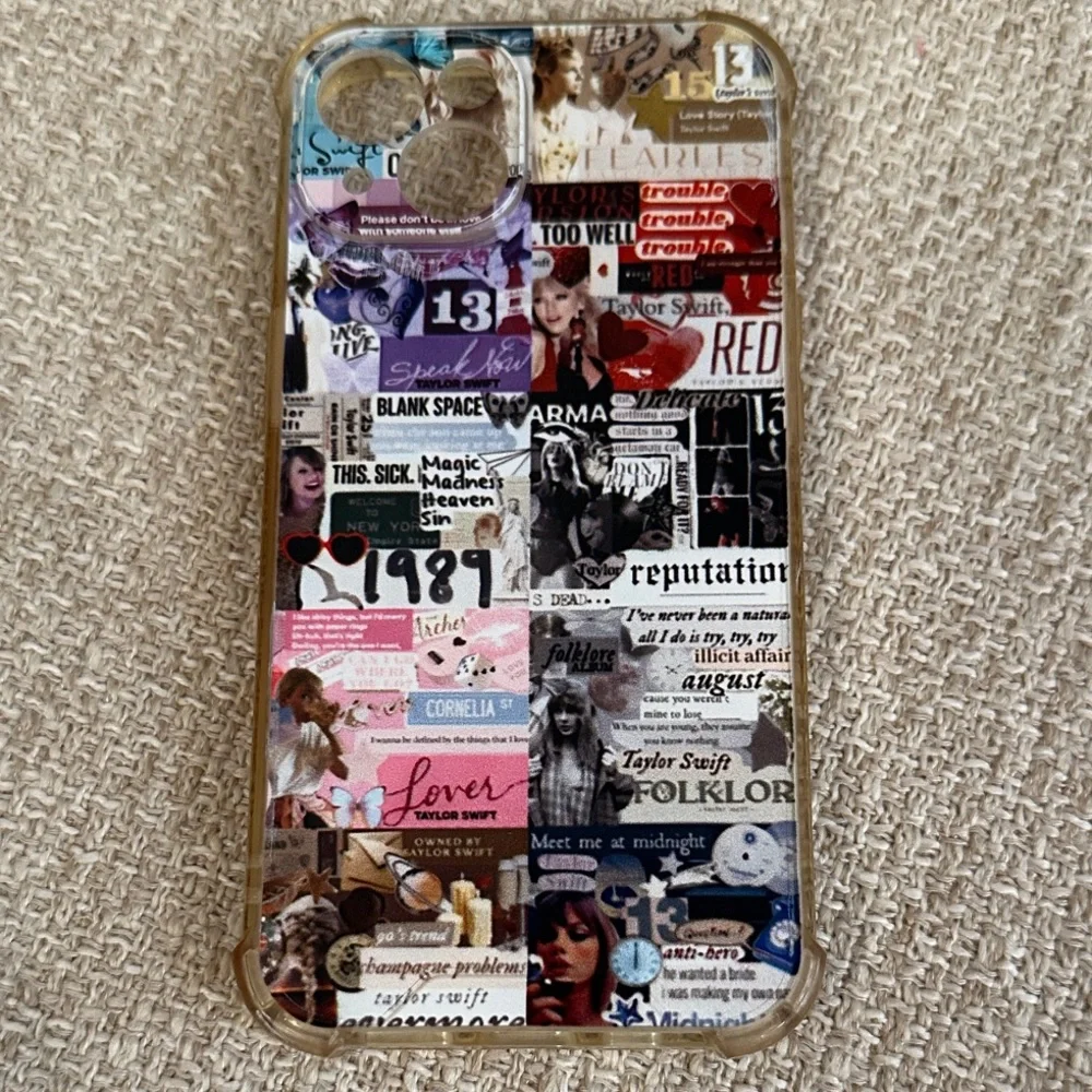 EUC Taylor Swift inspired case for iPhone 13